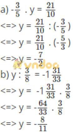 Giải bài tập SGK Toán lớp 7: Ôn tập chương I