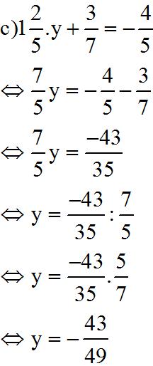 Giải bài tập SGK Toán lớp 7: Ôn tập chương I