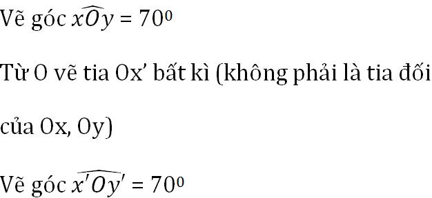 Giải bài tập SGK Toán lớp 7 bài 1: Hai góc đối đỉnh