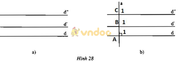Giải bài tập SGK Toán lớp 7 bài 6: Từ vuông góc đến song song