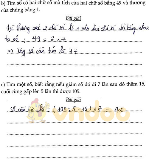 Đề bài Cùng em học Toán Tuần 7 - Đề 2