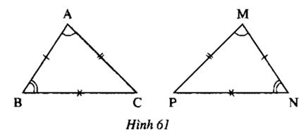 Giải bài tập SGK Toán lớp 7 bài 2: Hai tam giác bằng nhau