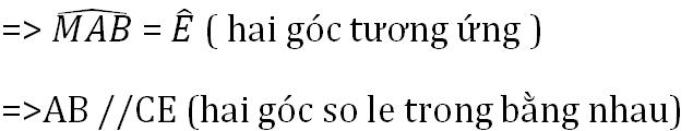 Giải bài tập SGK Toán lớp 7 bài 4: Trường hợp bằng nhau thứ hai của tam giác cạnh - góc - cạnh (c.g.c)