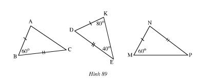Giải bài tập SGK Toán lớp 7 bài 4: Trường hợp bằng nhau thứ hai của tam giác cạnh - góc - cạnh (c.g.c)