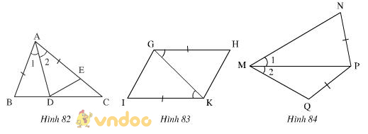 Giải bài tập SGK Toán lớp 7 bài 4: Trường hợp bằng nhau thứ hai của tam giác cạnh - góc - cạnh (c.g.c)
