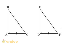 Giải bài tập SGK Toán lớp 7 bài 8: Các trường hợp bằng nhau của tam giác vuông