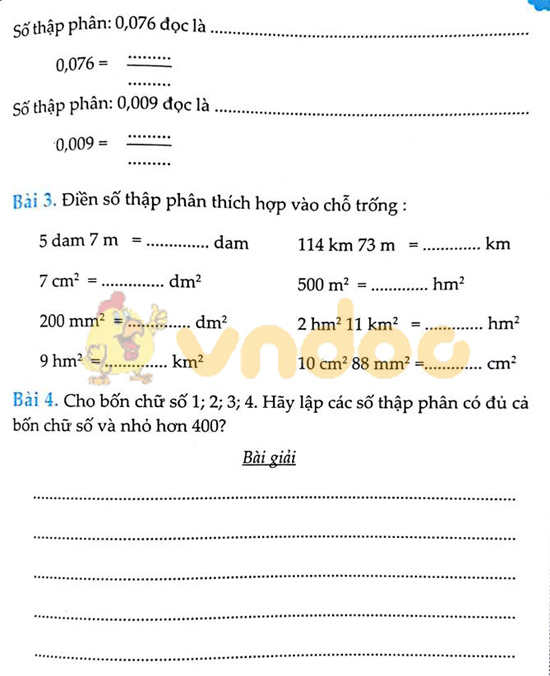 Cùng em học Toán lớp 5 Tuần 7