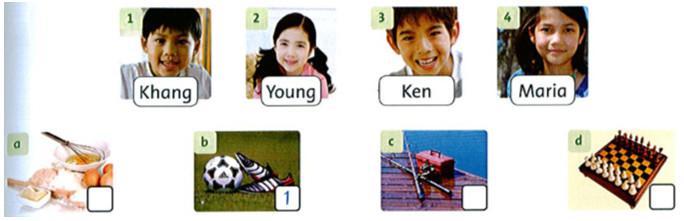 Giải bài tập tiếng Anh lớp 4