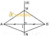 Giải bài tập SGK Toán lớp 7 bài 7: Tính chất đường trung trực của một đoạn thẳng
