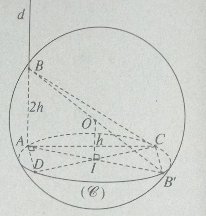 Giải SBT Toán 12 bài 2: Mặt cầu