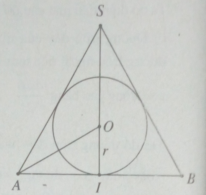 Giải SBT Toán 12: Đề kiểm tra - Chương 2. Mặt nón, mặt trụ, mặt cầu