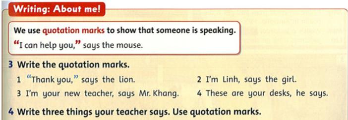 Giải bài tập tiếng Anh lớp 4