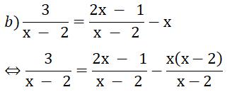 Giải bài tập SGK Toán lớp 8 bài 5: Phương trình chứa ẩn ở mẫu