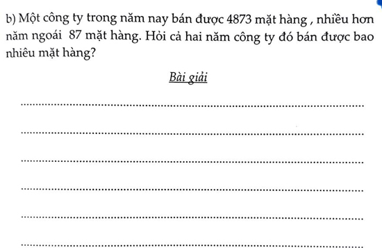 Cùng em học Toán lớp 4 Tuần 7