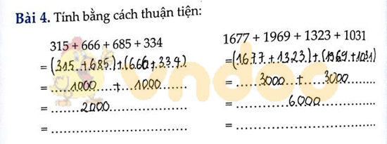 Cùng em học Toán lớp 4 Tuần 7