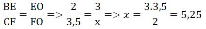 Giải bài tập SGK toán lớp 8 bài 2: Định lý nghịch đảo và hệ quả của định lý Talet