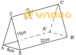 Giải bài tập SGK Toán lớp 8 bài 5: Diện tích xung quanh của hình lăng trụ đứng
