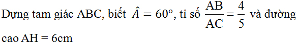 Giải bài tập SGK Toán lớp 8 bài 6: Trường hợp đồng dạng thứ hai