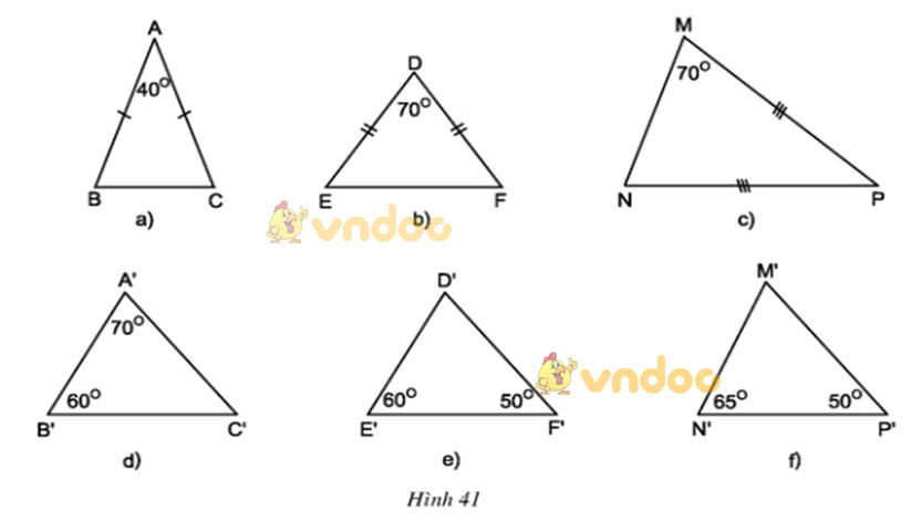 Giải bài tập SGK Toán lớp 8 bài 7: Trường hợp đồng dạng thứ ba