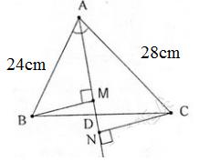 Giải bài tập SGK Toán lớp 8 bài 7: Trường hợp đồng dạng thứ ba