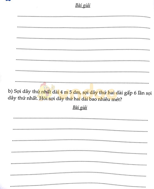 Đề bài Cùng em học Toán Tuần 9 - Đề 1