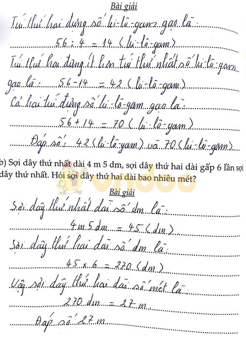Đề bài Cùng em học Toán Tuần 9 - Đề 1
