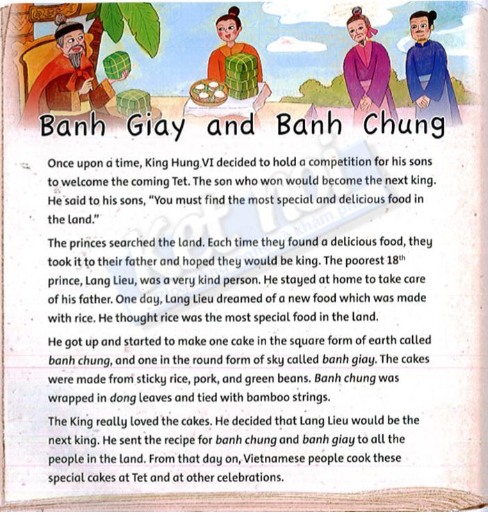 Giải bài tập tiếng Anh lớp 4