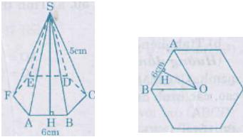 Giải bài tập SGK Toán lớp 8 bài 9: Thể tích của hình chóp đều