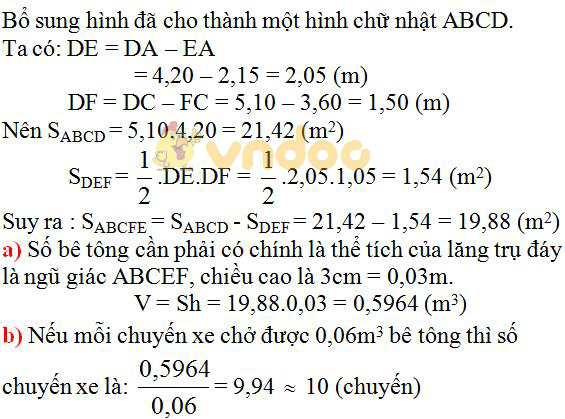 Giải bài tập SGK Toán lớp 8 bài: Ôn tập chương IV - Hình lăng trụ đứng. Hình chóp đều