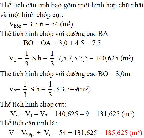 Giải bài tập SGK Toán lớp 8 bài: Ôn tập chương IV - Hình lăng trụ đứng. Hình chóp đều