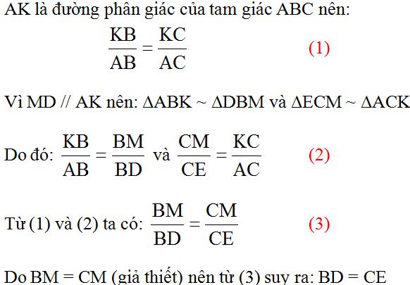 Giải bài tập SGK Toán lớp 8: Phần Hình học - Ôn tập cuối năm