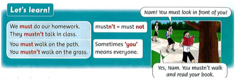 Giải bài tập tiếng Anh lớp 4