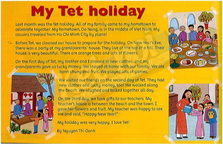 Giải bài tập tiếng Anh lớp 4