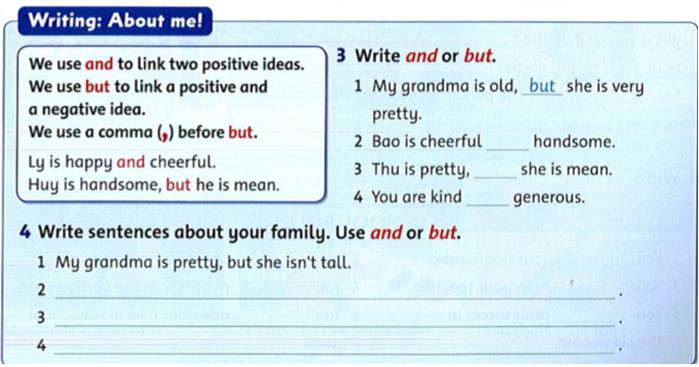 Giải bài tập tiếng Anh lớp 4