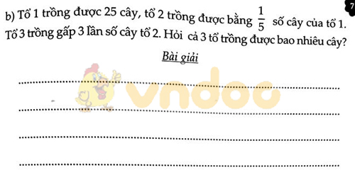 Đề bài Cùng em học Toán lớp 3 Tuần 10 - Đề 1