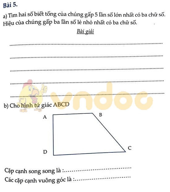 Cùng em học Toán lớp 4 Tuần 9