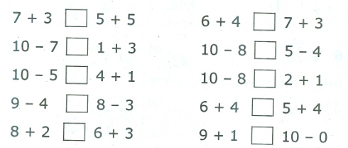 Đề kiểm tra cuối tuần Toán lớp 1: Tuần 18 - Đề 2