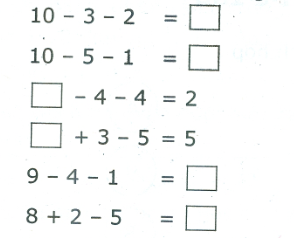 Đề kiểm tra cuối tuần Toán lớp 1: Tuần 18 - Đề 2