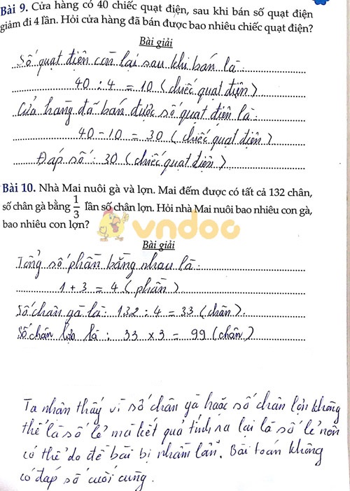 Kiểm tra giữa học kỳ 1 Toán lớp 3 - Đề 2