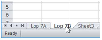Giải bài tập SGK Tin học 7 bài 2: Các thành phần chính và dữ liệu trên trang tính
