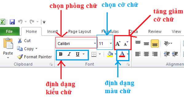Giải bài tập SGK Tin học 7 bài 6: Định dạng trang tính
