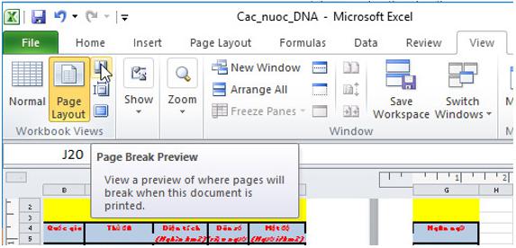Giải bài tập SGK Tin học 7 bài 7: Trình bày và in trang tính