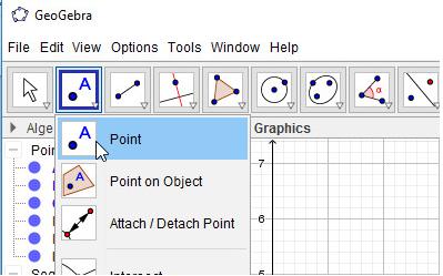 Giải bài tập SGK Tin học 7 bài 12: Vẽ hình phẳng bằng GEOGEBRA