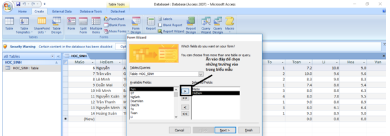 Giải bài tập SGK Tin học 12 bài 6
