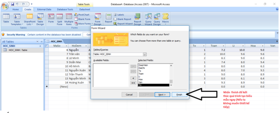 Giải bài tập SGK Tin học 12 bài 6