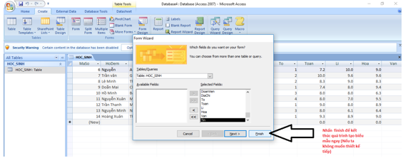 Giải bài tập SGK Tin học 12 bài 6