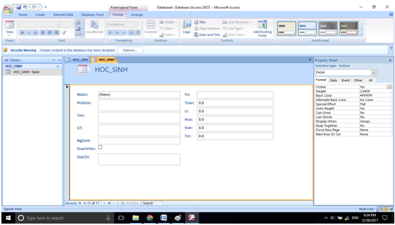 Giải bài tập SGK Tin học 12: Bài tập và thực hành 4