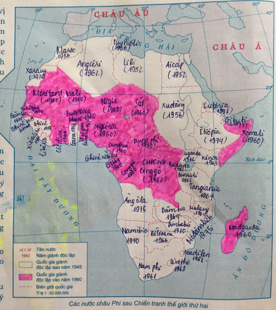 Giải Tập bản đồ Lịch Sử 12 bài 5