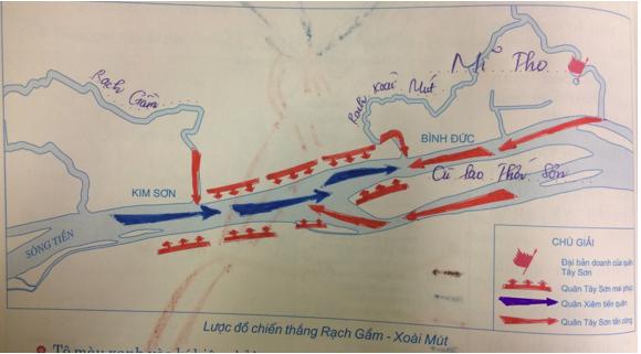 Giải Tập bản đồ Lịch Sử 7 bài 25: Phong trào Tây Sơn