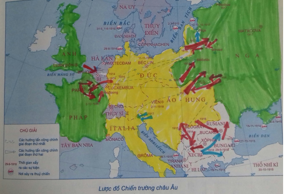 Giải Tập bản đồ Lịch Sử 11 bài 6